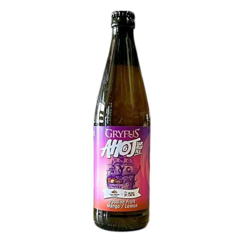 Browar Gryfus Ahoj #6 Sour Fruit Ale Marakuja, Mango, Cytryna 5% 500 ml