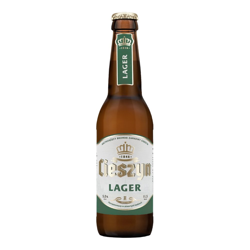 Piwo Cieszyn Lager 5% 330 ml