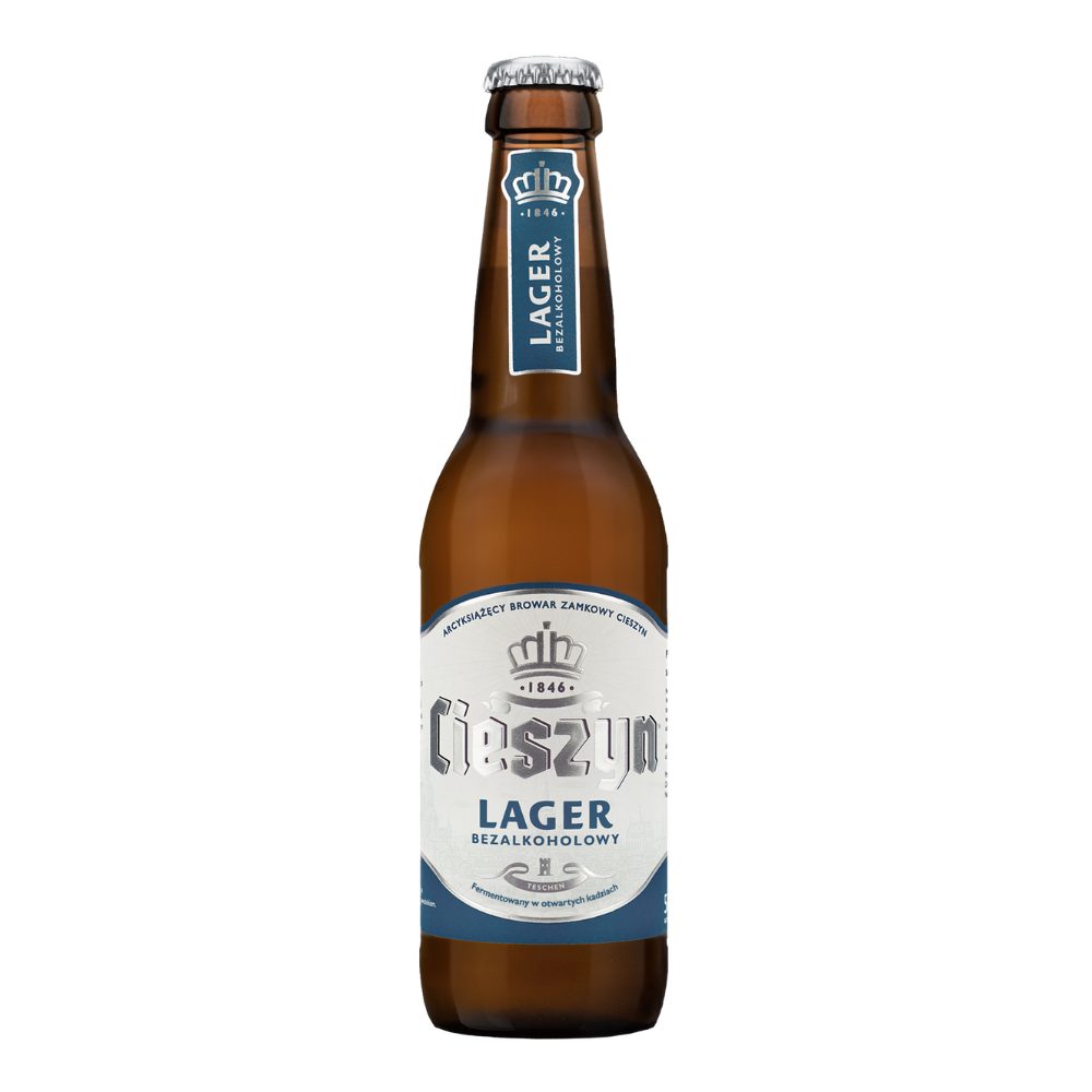 Piwo Cieszyn Lager Bezalkoholowy 330 ml