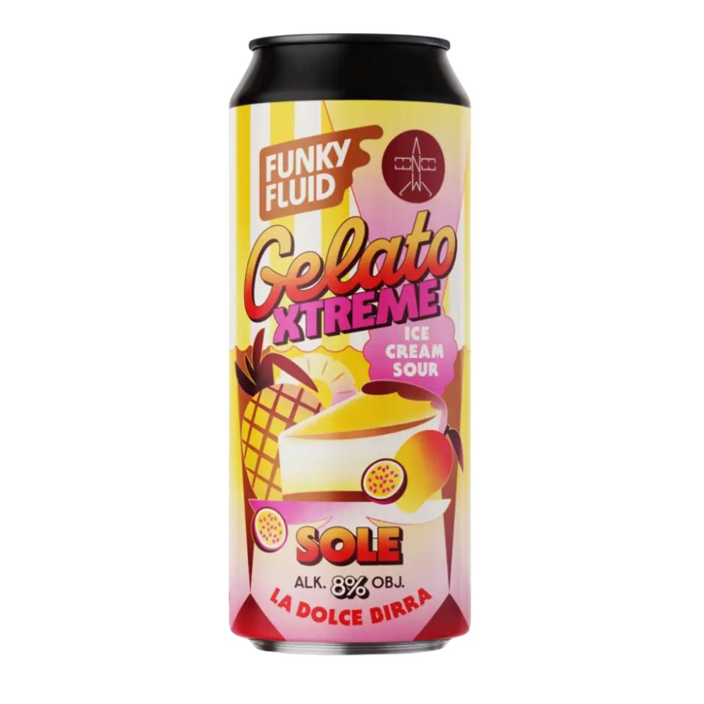 Piwo Funky Fluid Gelato Xtreme Sole 8% 500 ml puszka