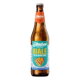 Piwo Amber Białe ze skórką pomarańczy 0% 500 ml