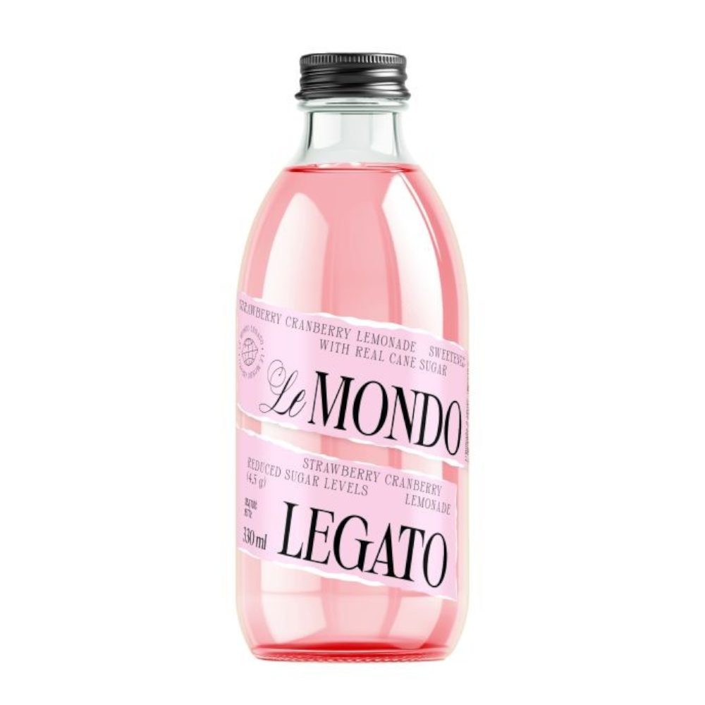 Napój Le Mondo Legato Truskawka-Żurawina 330 ml