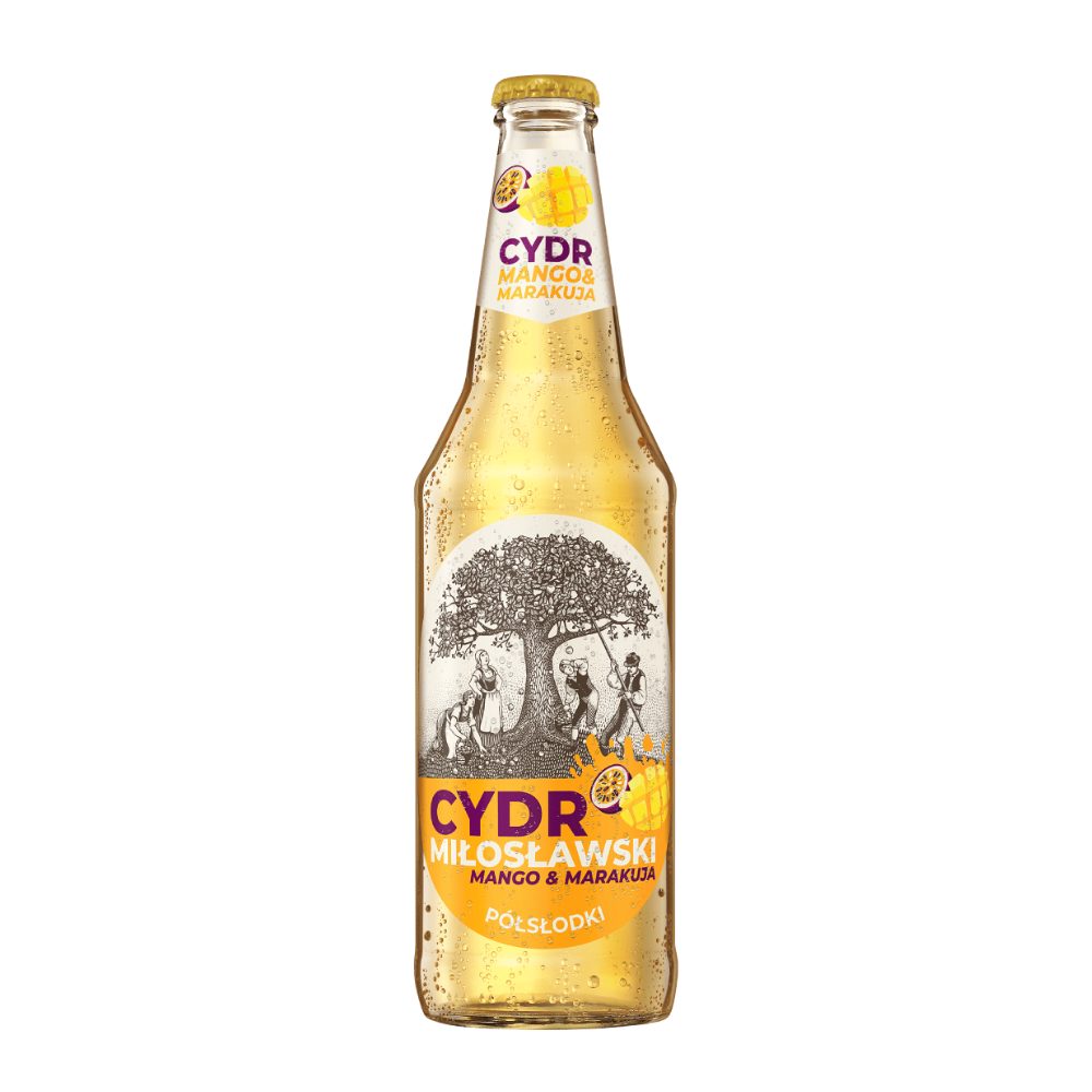 Cydr Miłosław Mango Marakuja 500 ml