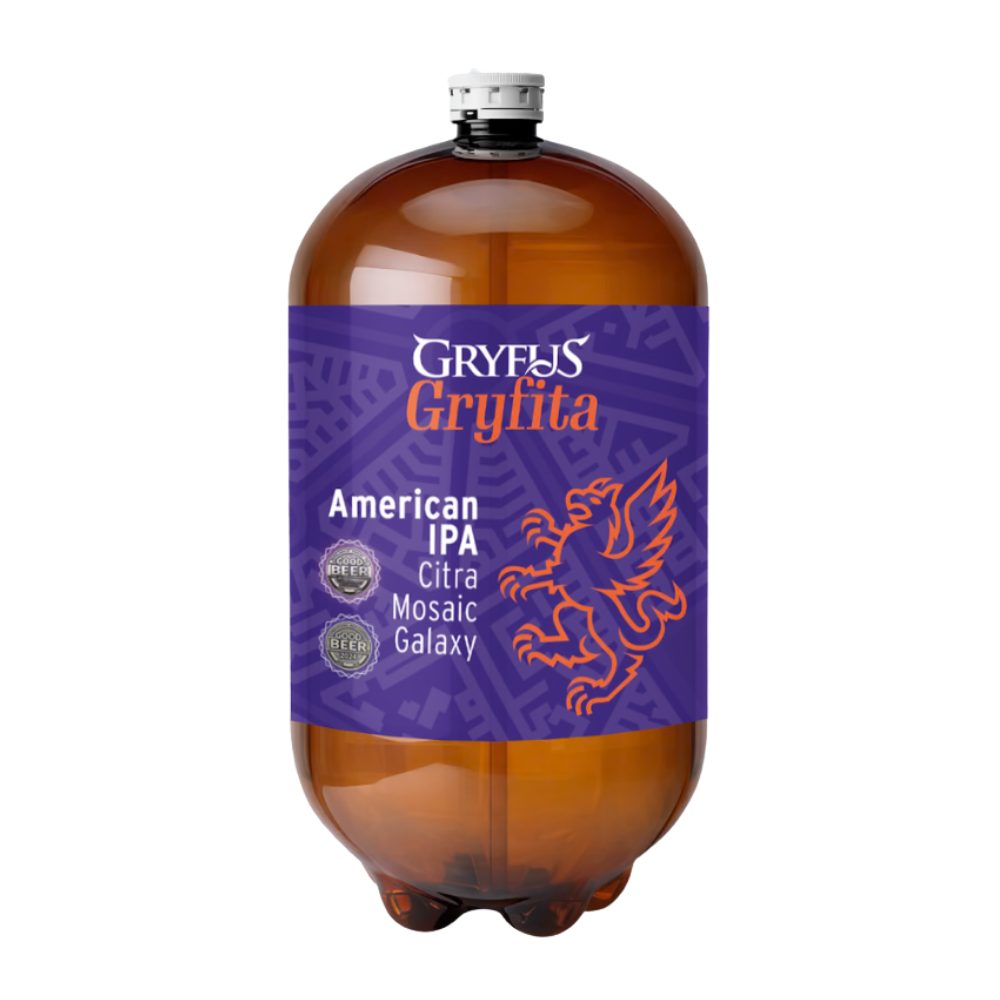 Piwo Browar Gryfus Gryfita American IPA 6,5% 30 L Keg PET